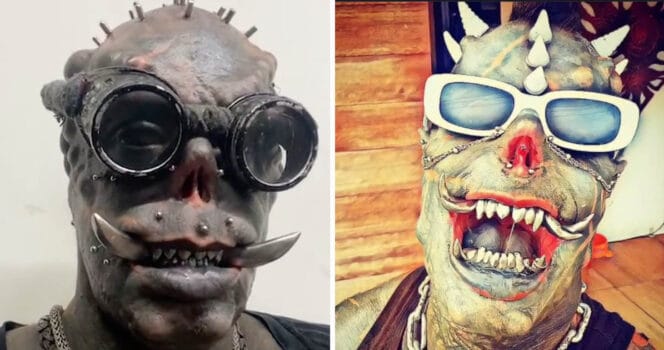 Meet the 'Human Satan' – how he looked before all the body modifications will leave you without words